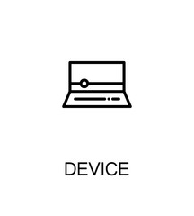 Device flat icon.