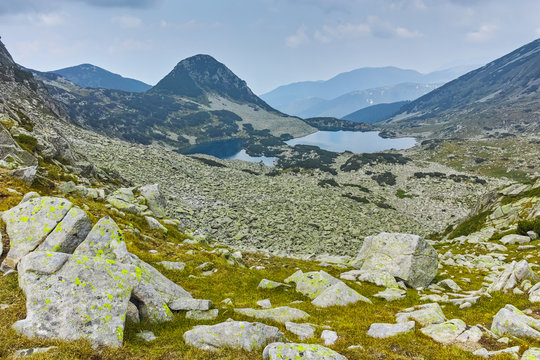 Landscape with Gergiyski lakes,  Pirin Mountain, Bulgaria