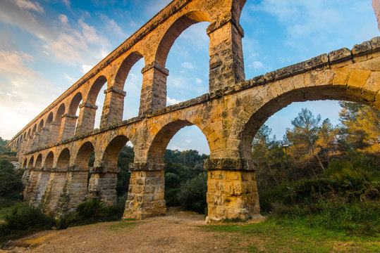 Roman Ponte del Diable in tarragona,Spain