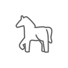 DevicesVector silhouette of a horse icon