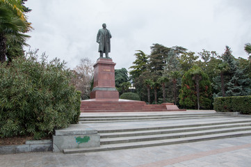 Obraz premium Lenin monument in Yalta in high quality