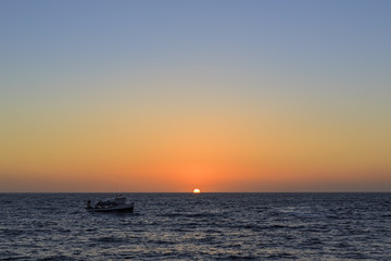 Beautiful sunset at Redondo Beach
