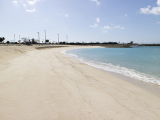 沖縄の砂浜