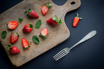 Strawberry. Fresh strawberry. Red. strawberries in different positions.
