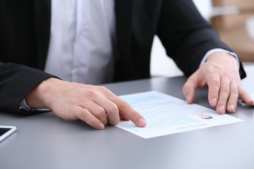 HR manager conducting job interview