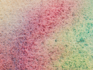 Color and texture of hand painted watercolor on paper