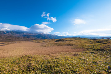 Fototapeta na wymiar Mt.Rausu,in Shiretoko National Park,Hokkaido,Japan