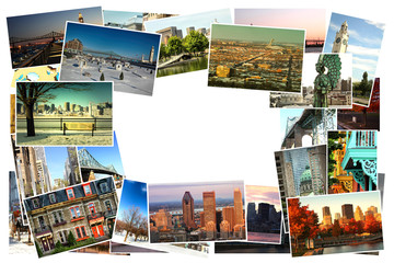 Fototapeta premium Montreal Collage pictures