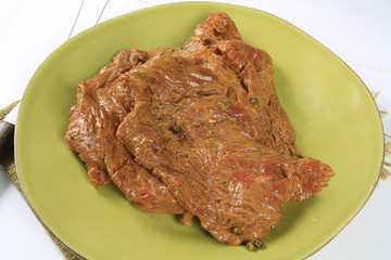 bavettes de boeuf au poivre