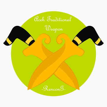 Rencong dagger, Aceh-Indonesia traditional weapon