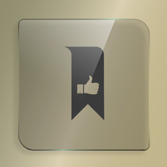 Bookmark symbol vector illustration