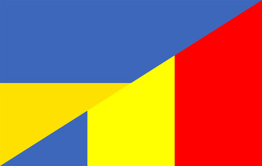 ukraine romania flag