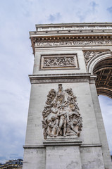 Fototapeta premium France , The Arc de Triomphe Place Charles de Gaulle in Paris city