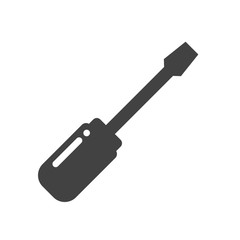 Screwdriver icon vector isolated