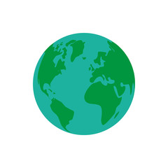 Isolated earth world icon vector illustration graphic design