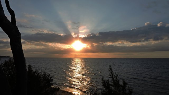 Fototapeta sunrise in the clouds
