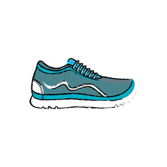 Sport running sneaker icon vector illustration graphic design