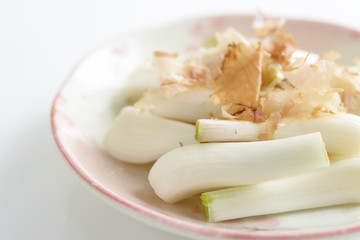 島らっきょうの塩漬け