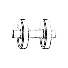 Gym weight isolated icon vector illustration graphic design