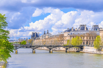 Paris cityscape and The streets . View from famous France . Travel concept photo During a trip to through Europe.  Paris Best Destinations in Europe