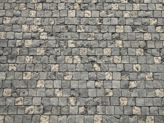 street pavement grey tiles structure