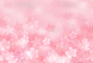 Fototapeta premium 桜 春 花 背景