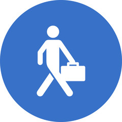 business-man-walking-with-suitcase icon