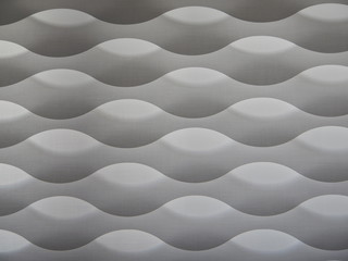 simple curved white curtain texture