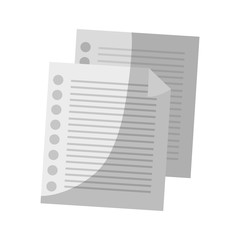 document page over white background. vector illustration
