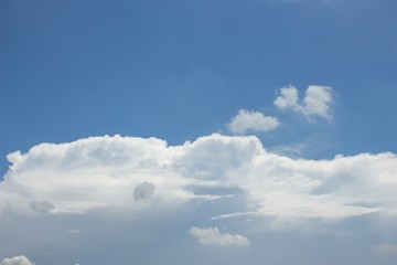 blue sky with cloud