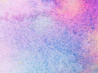 Fototapeta premium Color and texture of hand painted watercolor on paper