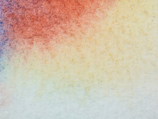 Color and texture of hand painted watercolor on paper