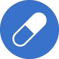 Medication pill icon