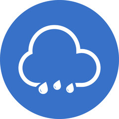 rainy cloud icon