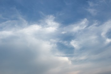 blue sky with cloud