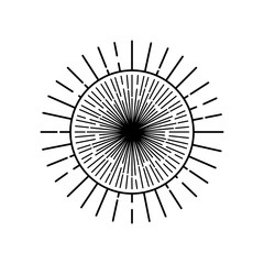 Obraz premium round abstract decorative frame vector illustration eps 10