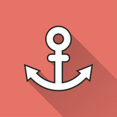 Anchor vector icon