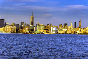 Naklejka premium Mahattan, Hoboken