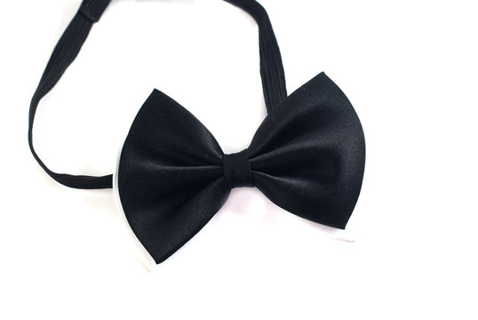 Bow tie on white background