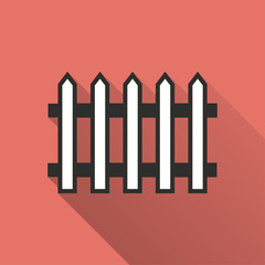 Fence vector icon