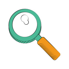 search discovery observe loupe icon vector illustration eps 10