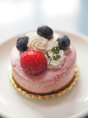 イチゴのケーキ