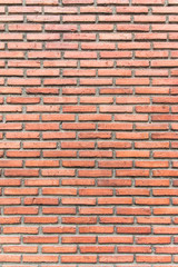 Obraz premium Old red brick wall pattern in vertical