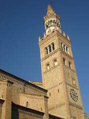 Fototapeta premium Campanile Medioevale, Crema 
