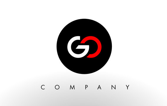 GO Logo.  Letter Design Vector.