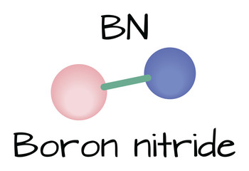 molecule BN Boron nitride