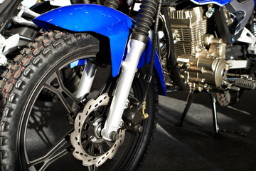 Obraz na płótnie Canvas Motorcycle closeup
