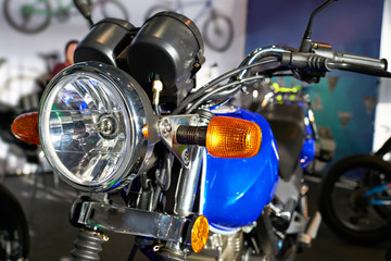 Headlight of road motorcycle