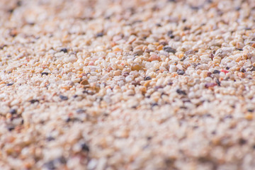 stone and sand