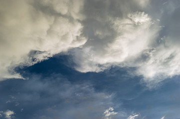 Blue sky clouds
